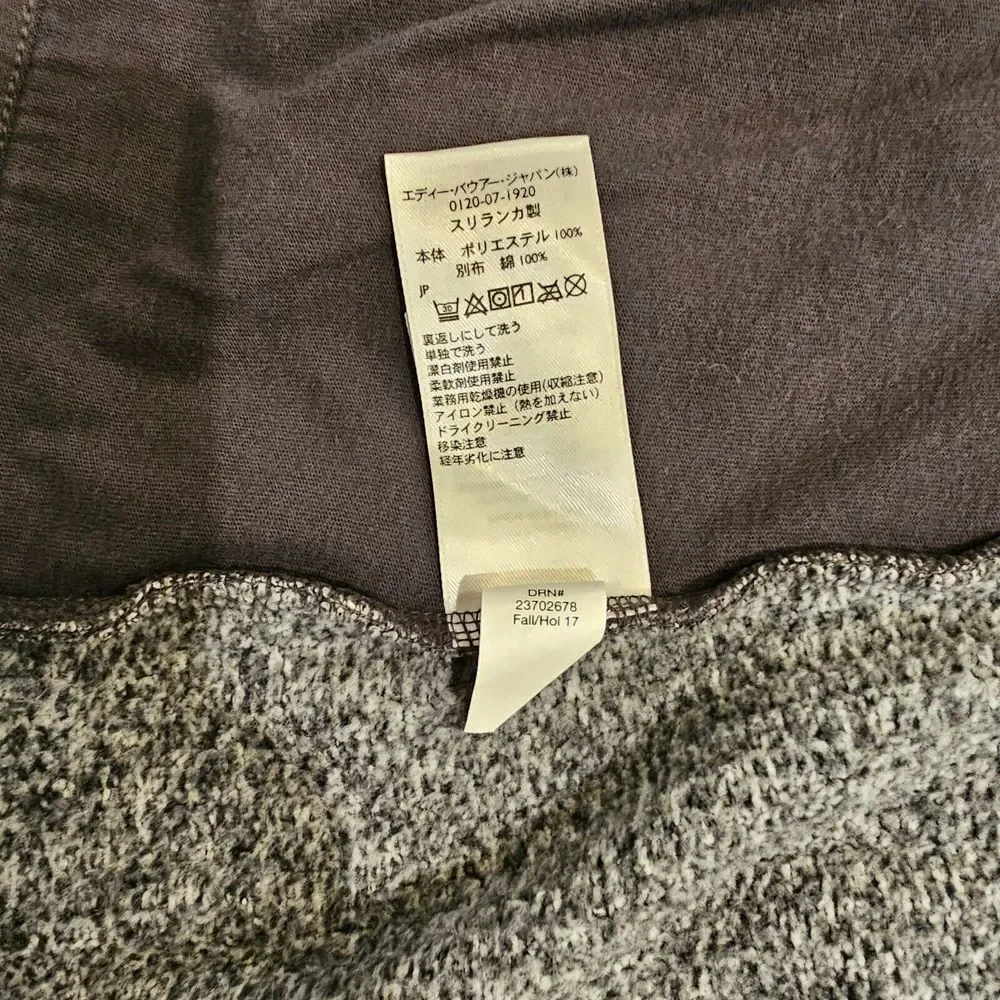 Eddie Bauer Women's Knit Sweater Fleece Lined Jacket Full Zip‎ Heather Green XL